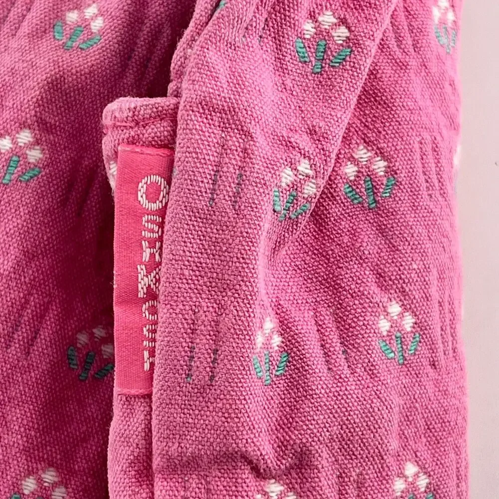90s Osh Kosh B’Gosh Pink Floral Pants 1990s Vintage